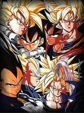 Click on the Saiyans to view group pictures